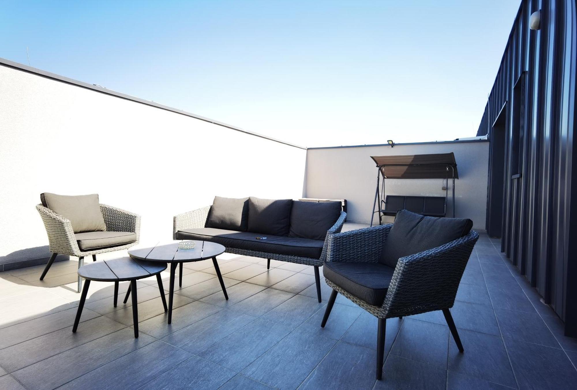 Penthouse City Residence Sibiu Luaran gambar